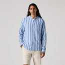 LEVI'S® MEN'S BANDED COLLAR 1 POCKET SHIRT - BLUE