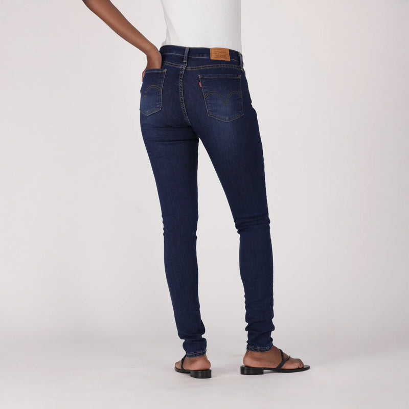 LEVI'S® WOMEN'S CURVY SKINNY - DARK INDIGO - WORN IN