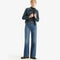 LEVI'S® WOMEN'S RIBCAGE WIDE LEG JEANS - DARK-INDIGO-WORN IN