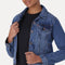 LEVI’S® WOMEN'S ORIGINAL TRUCKER JACKET - MED INDIGO - WORN IN